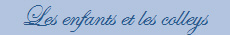 Les enfants et les colleys